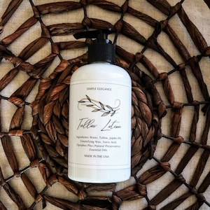 Organic Grass Fed Tallow Lotion