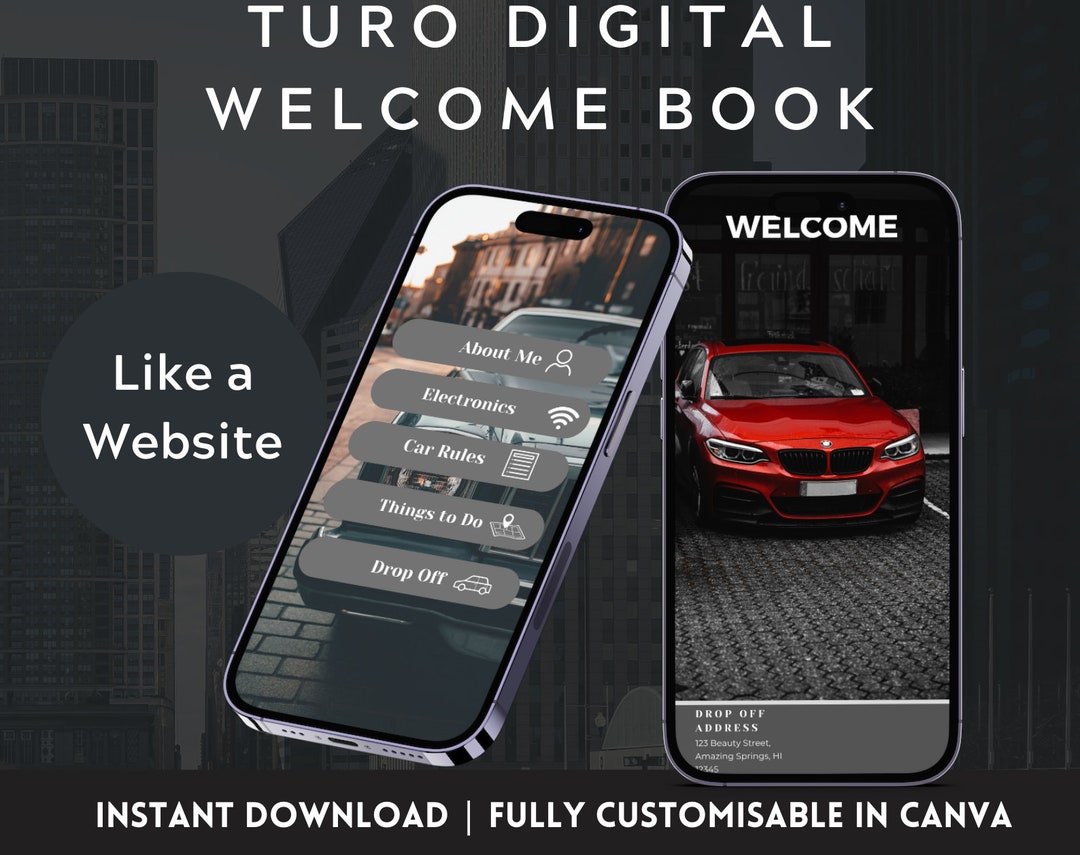 Turo Book Template Turo Guest Book Guest Book Template Turo
