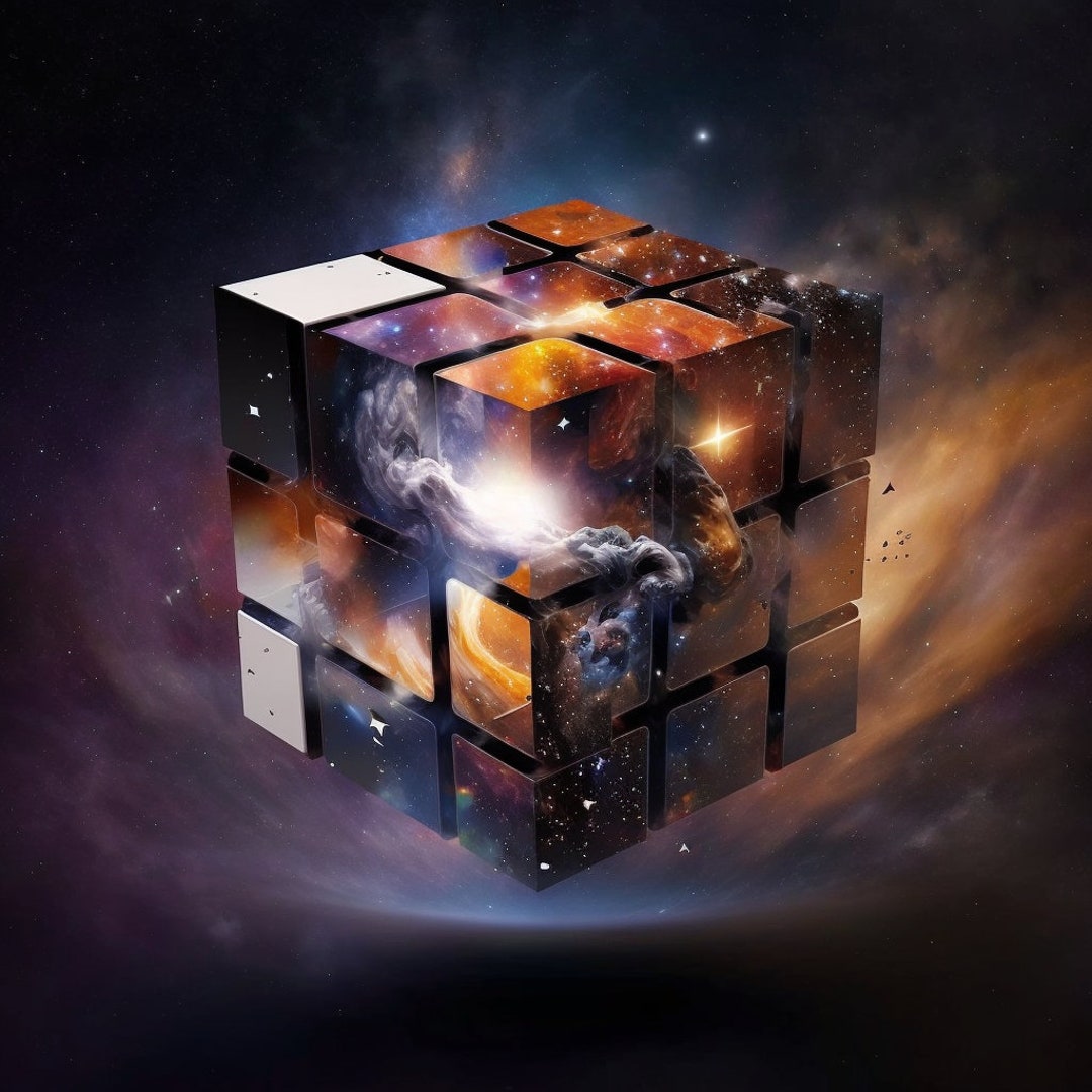 Cube in Space - Etsy