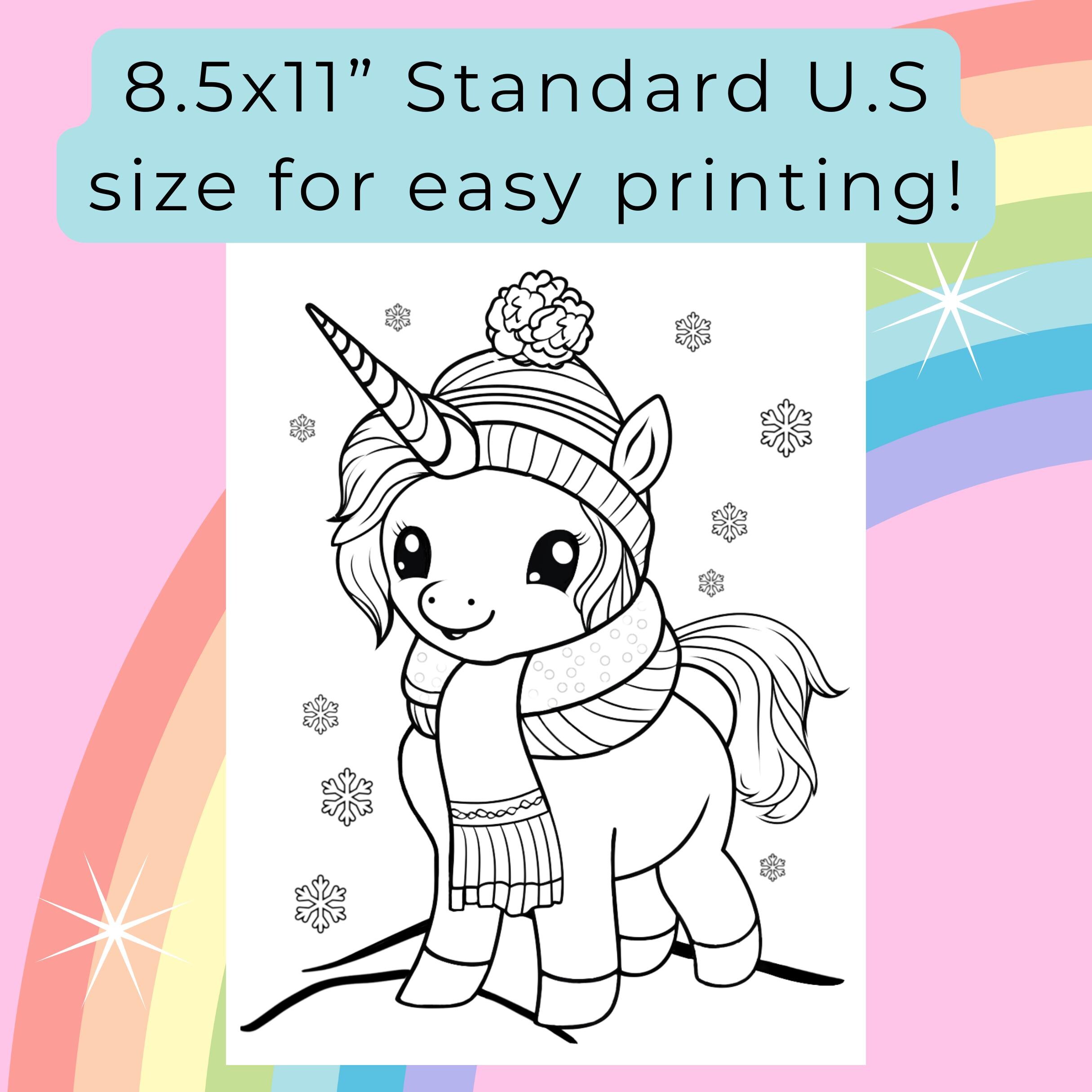 Printable Unicorn Coloring Pages for Girls, Unicorn Colouring Pages ...