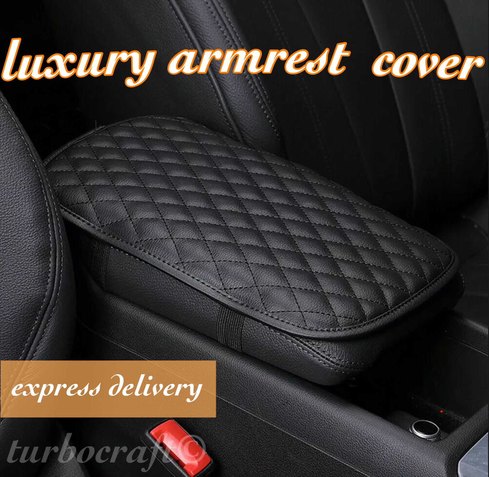 Car Armrest Pad Cover Center Console Box Cushion Mat Protector