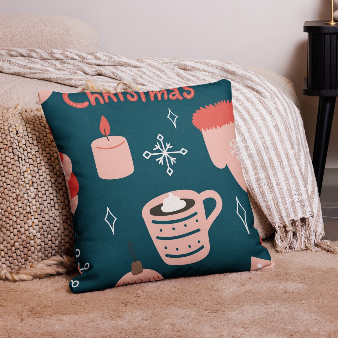 Merry Christmas Pillow, Merry Christmas, Decorative Pillow, Christmas