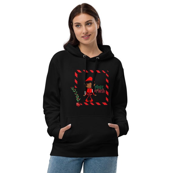 Make a Wish Christmas Sweatshirt Gift, Make a Wish Tee for women, White Magic Charm Shirt Manifestation Christmas Party Tee, Holidays Tshirt