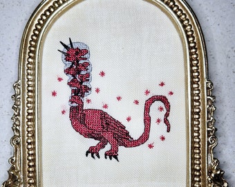 Little Illuminations: That Ancient Serpent, Cross Stitch, Digital Pattern, PDF