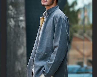 Handcrafted | Pure Ramie Reversible Jacket | 6 Color Combos | Two Jackets in One | Chinese Frog Buttons | Better Than Linen | S–XXL