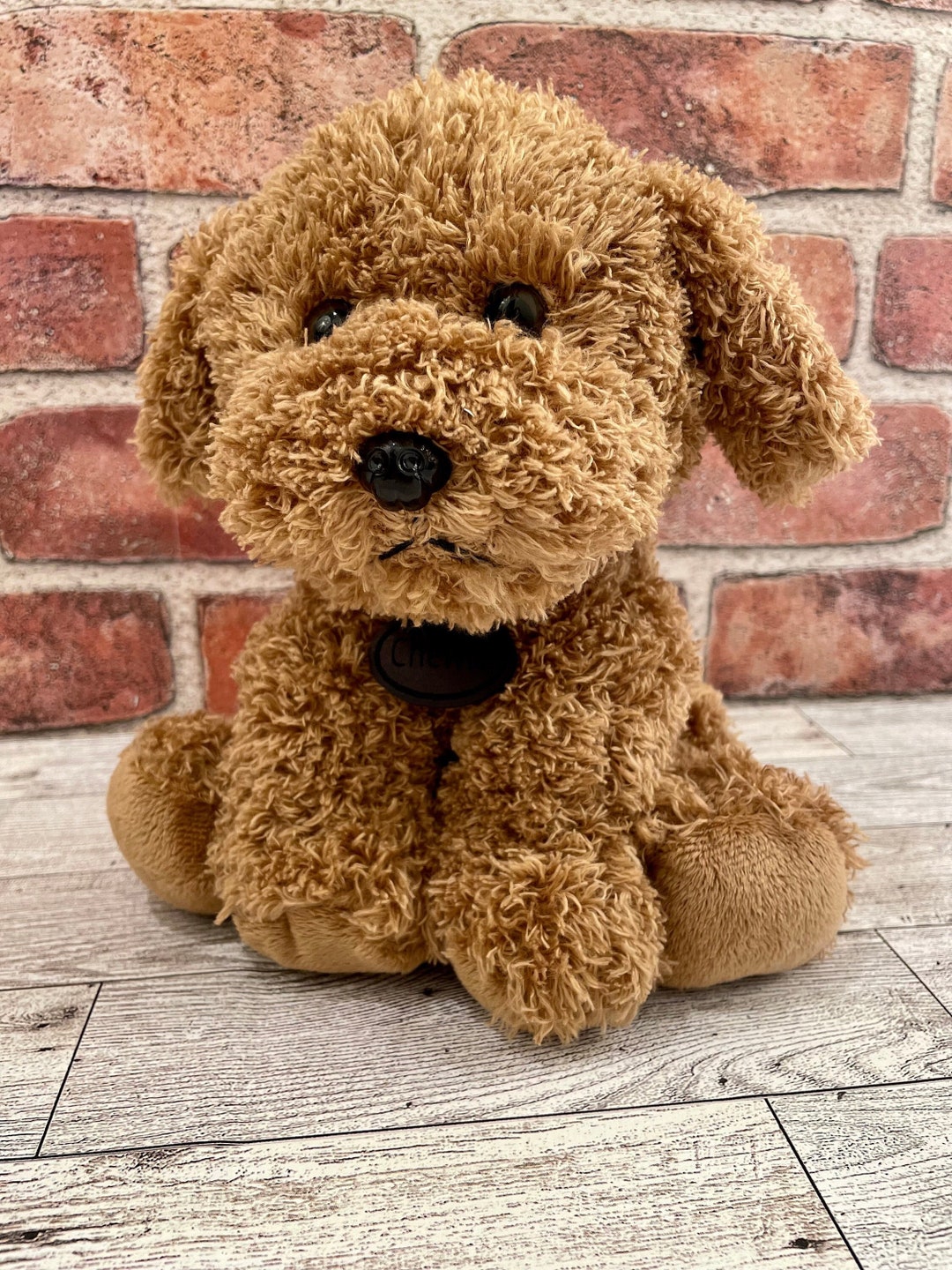 Goldendoodle Plush With Customizable Collar and Tag Etsy