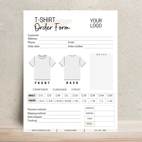Purchase Order Invoice Tracker Etsy