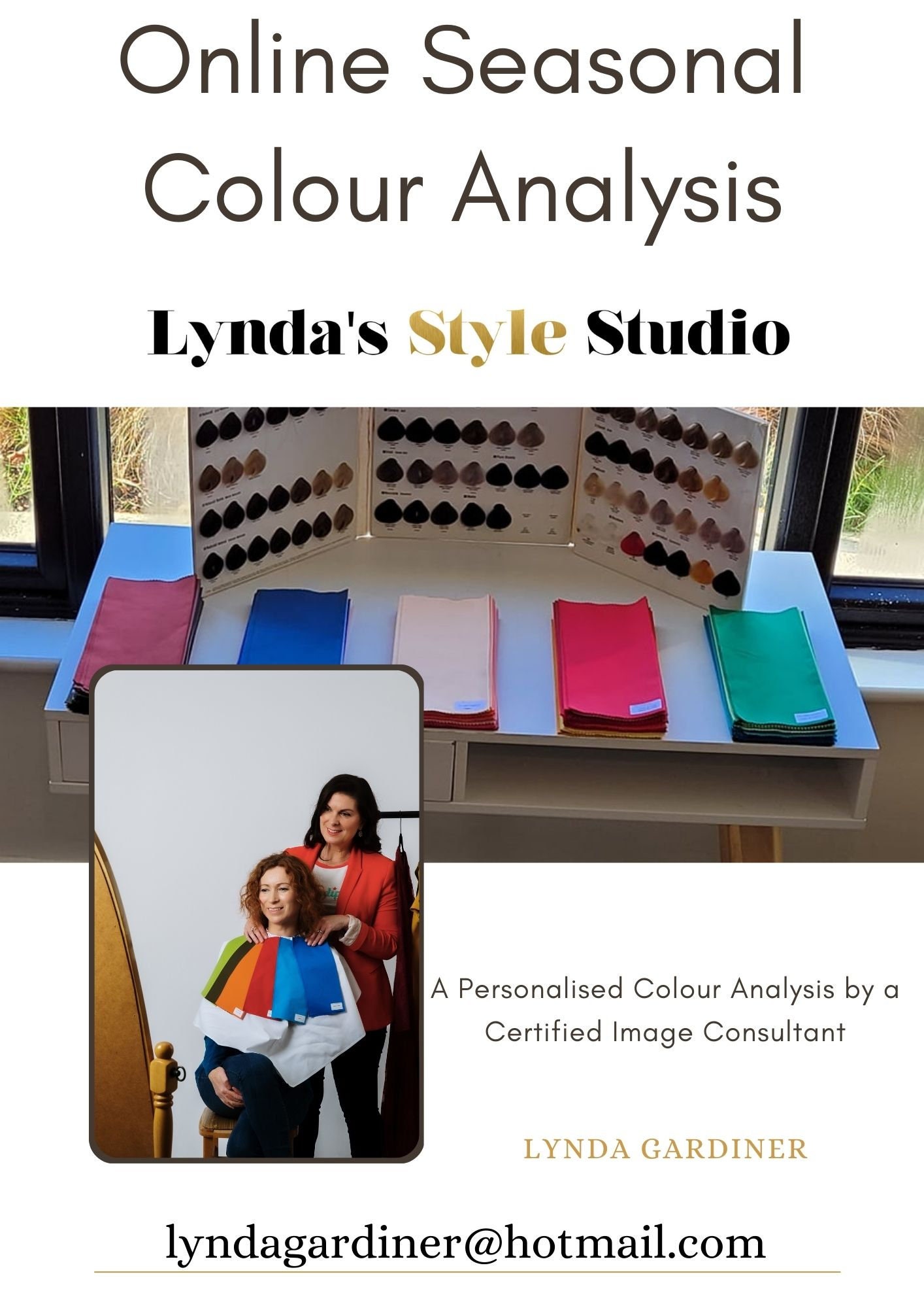 Digital Colour Analysis Drapes - Lane Image Consulting