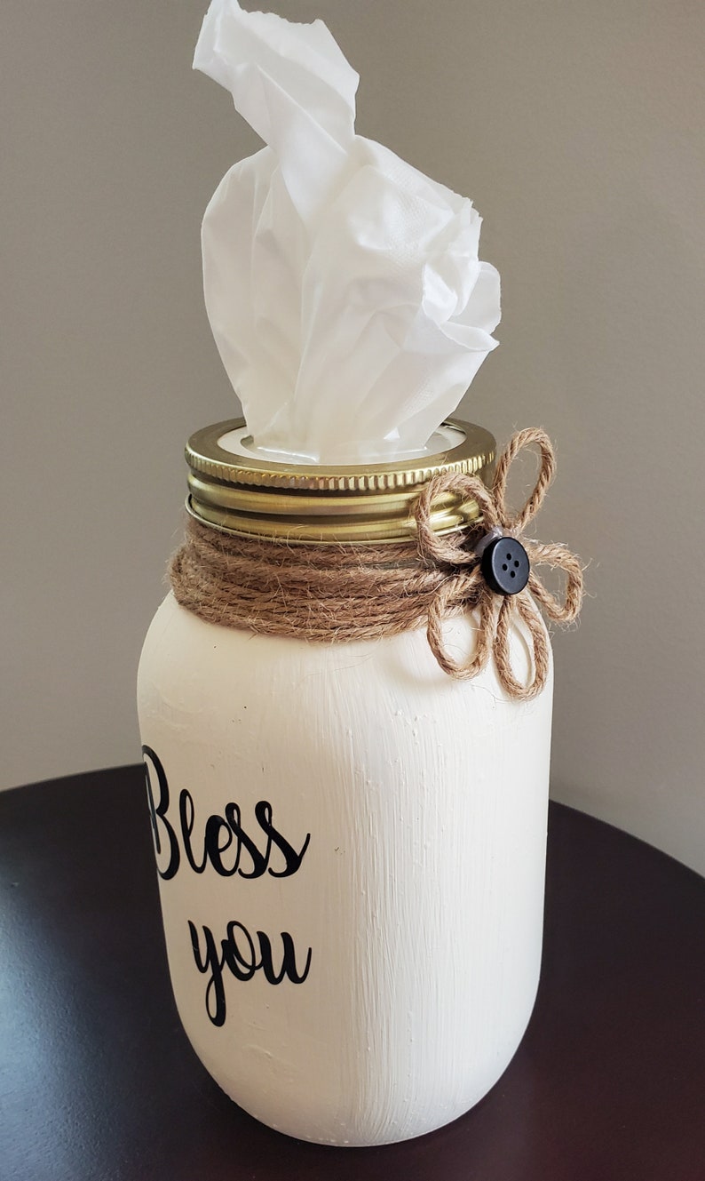 Mason Jar Tissue Holder image 3