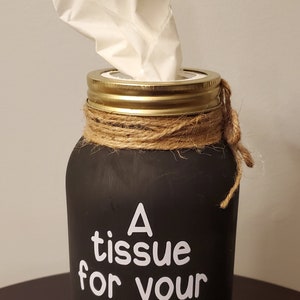 Mason Jar Tissue Holder image 2