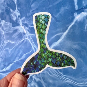 Mermaid Tail Vinyl Waterproof Sticker Decal Water Bottle Sticker Laptop Sticker Yeti Sticker Bumper Sticker