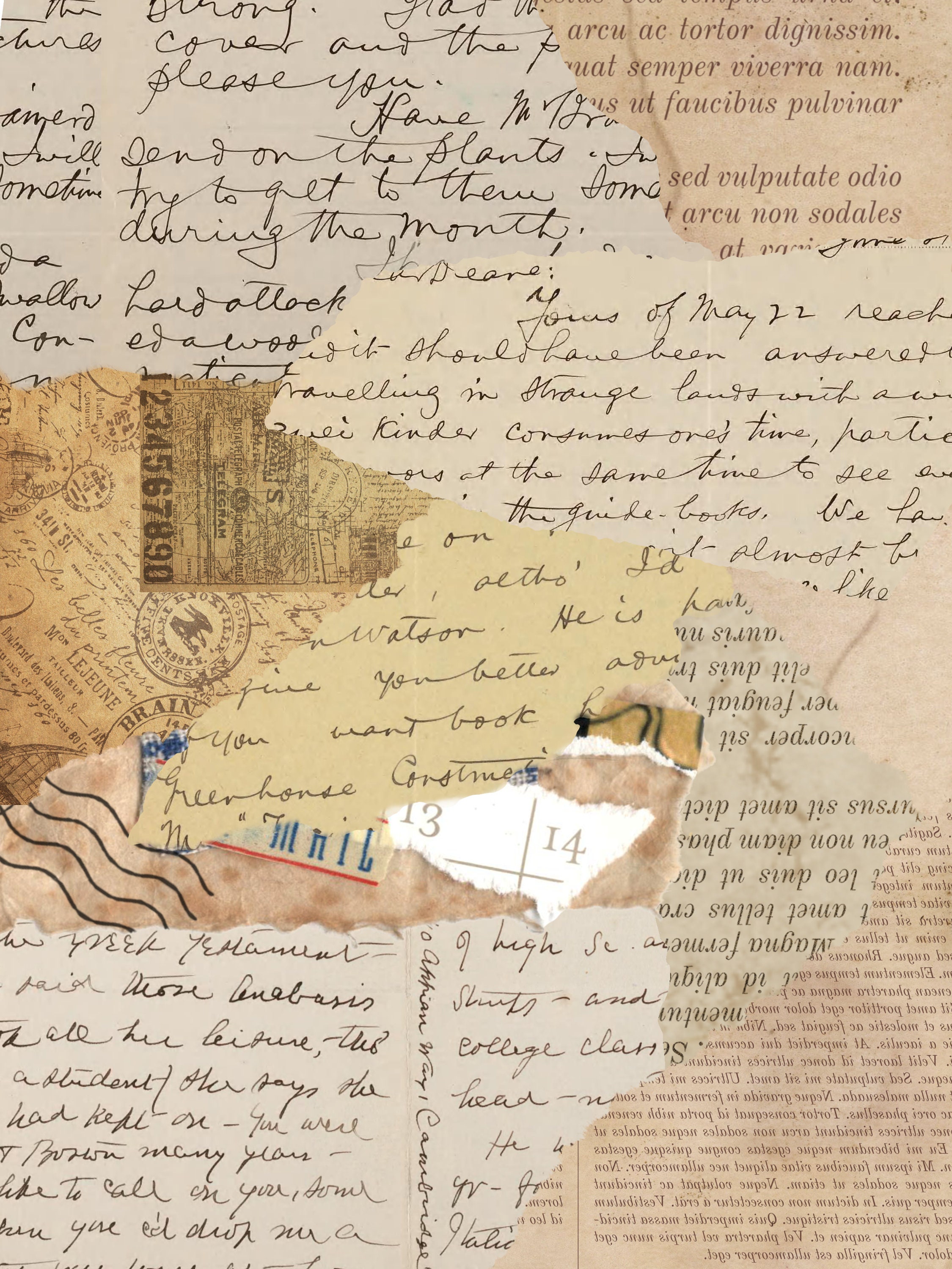 Torn Brown Paper, Background Images, 15 Unique Collages for ...