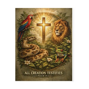 Toda la creación da testimonio - Edición guacamayo, león, boa y rana arborícola / Constrictores del pacto de Cristo