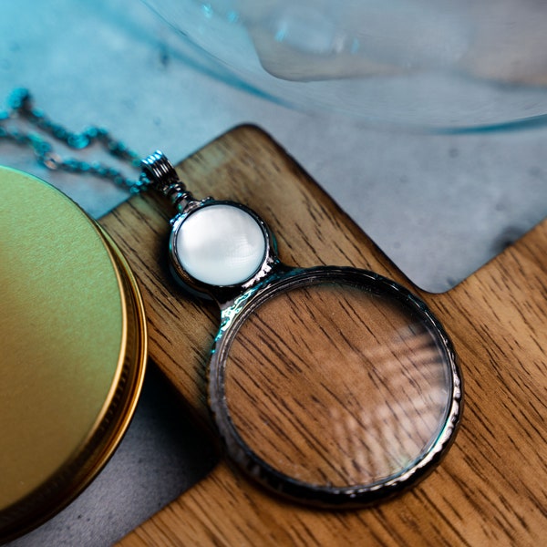 Magnifier Necklace Etsy