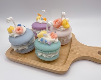 Macaron Pudding Candle