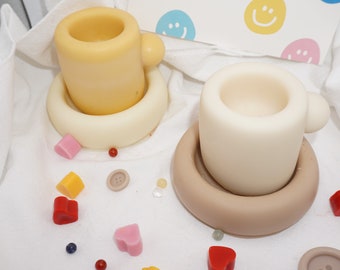 Cup-Shaped Candle