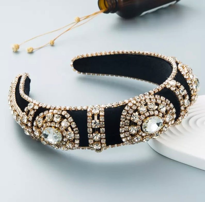 Luxury Headband, Crystals & Rhinestones Headbands, Bejeweled