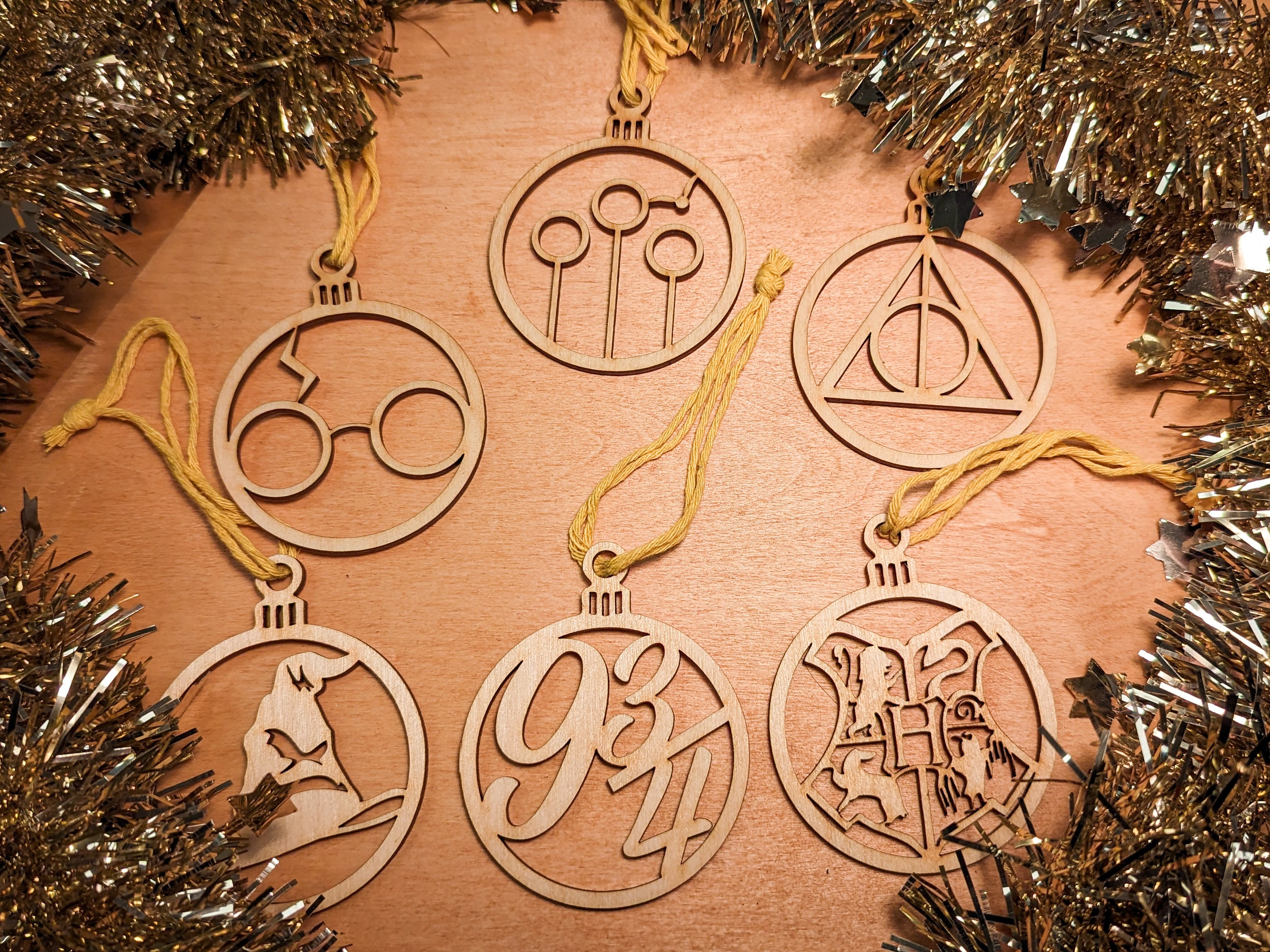 Harry Potter Inspired Always Love Laser Cut Natural Wood Christmas Tree  Ornament Wedding or Anniversary Decoration – PrettyLittleLaser