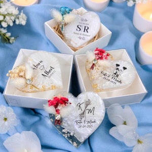 Custom Design Wedding Favors, Boxed Floral Epoxy Magnet Gifts, Personalized Party Favors for Guests, Bridal Shower Gifts, Bulk Favors