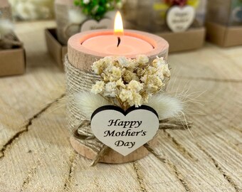 Bulk Mother's Day Candle Holder Favors, Custom Mother's Day Gifts, Wholesale Happy Mothers Day Favors, Wholesale Party Candle Holders Gifts