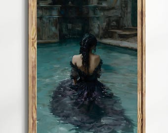 Gothic Victorian Wall Art - Dark Academia, Moody Vintage Decor