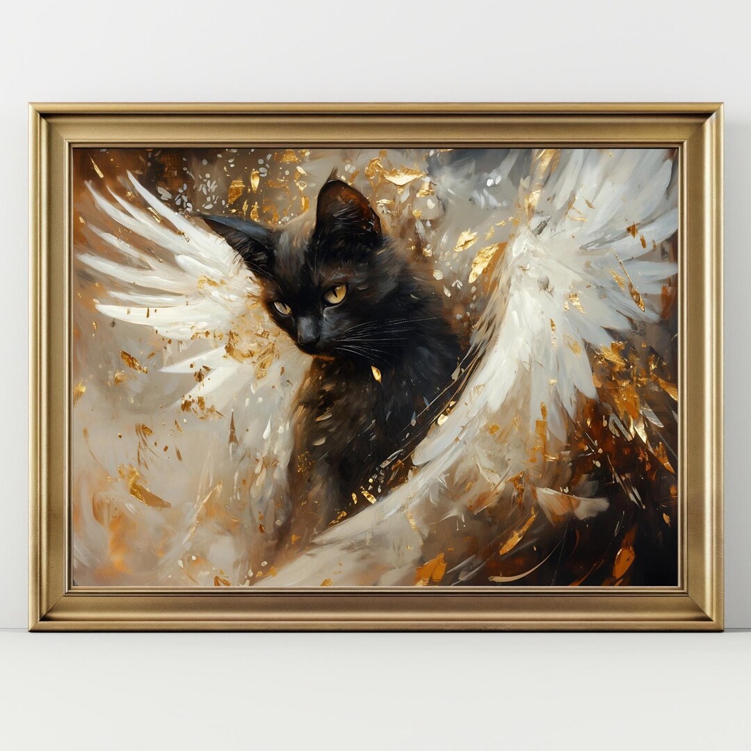 black-cat-angel-wall-art-mystical-fantasy-painting-gothic-celestial