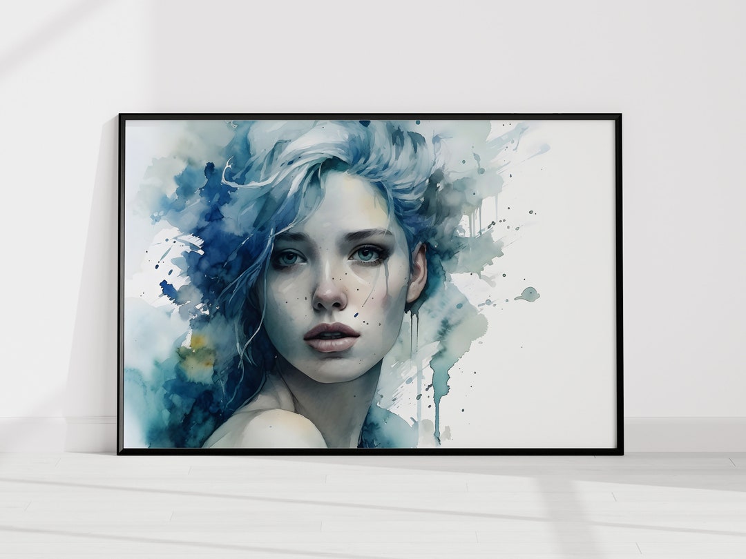 Majestic Girl Premium Matte Vertical Art Print 32 Ratio Fine Etsy
