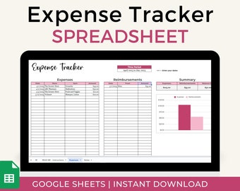Modèle de feuille de calcul Google Sheets pour le suivi des dépenses et les remboursements