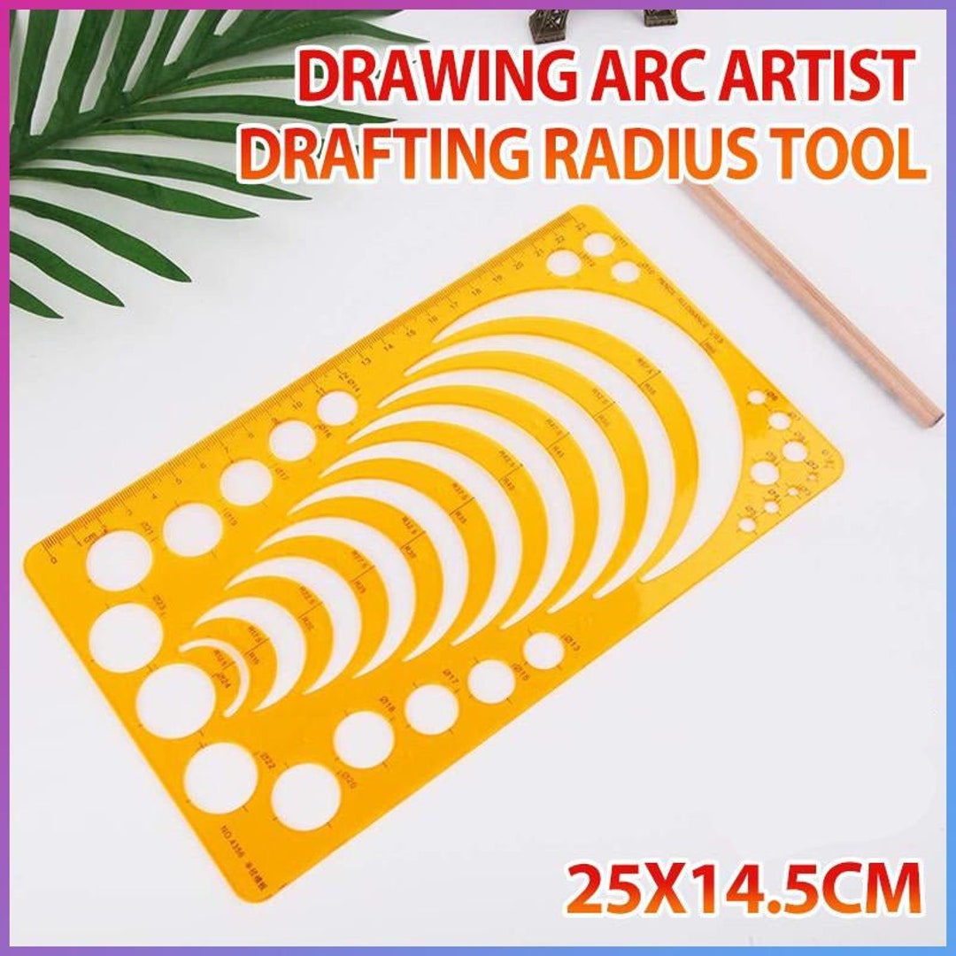 Drafting Circle Template Radius Drawing Stencil Useful Etsy Australia Drafting Circle Template Radius Drawing Stencil Useful Etsy Australia