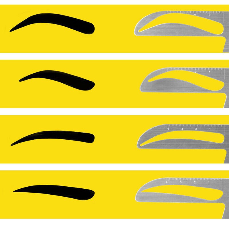 Brow Stencil Shaper Tattoo Eyebrow Kit Ruler 3D Balance Etsy Australia