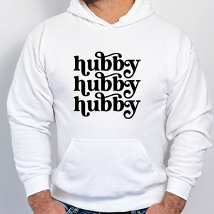 シャツデザイン用のHubby SVGファイル、Cricut用のカットファイル、即時ダウンロード