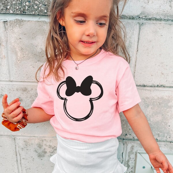 Minnie Mouse Shirt Disney Minnie Shirt Cute Disney Shirt Minnie T-Shirt Disney World Shirt Kids Youth Baby Tee Matching Minnie T-Shirts M958