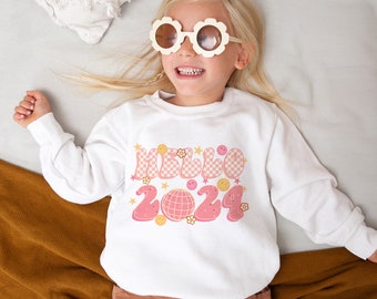 2024 Shirt Hello 2024 Shirt Retro New Year Sweatshirt New Years Tee New Years Party Shirt Matching Family Shirt Family Christmas Shirt M2183