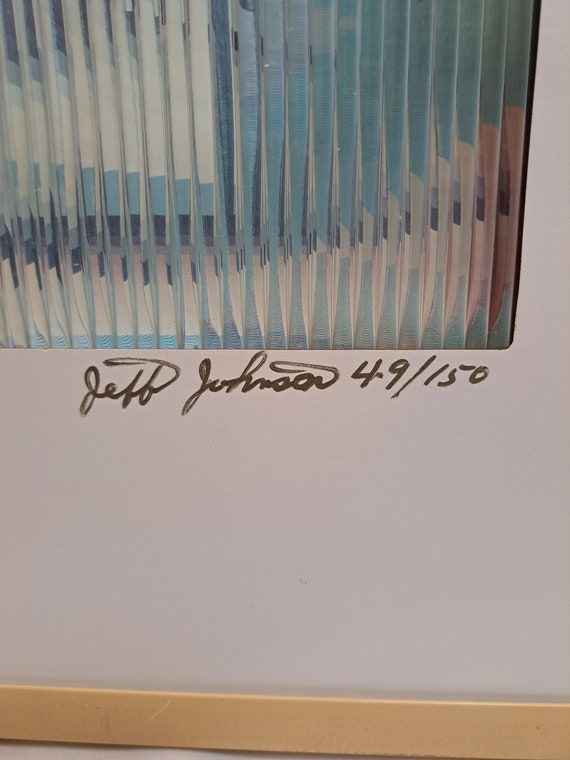 Jeff Johnson Crystal Kinetics Op Art Vintage Limited Edition