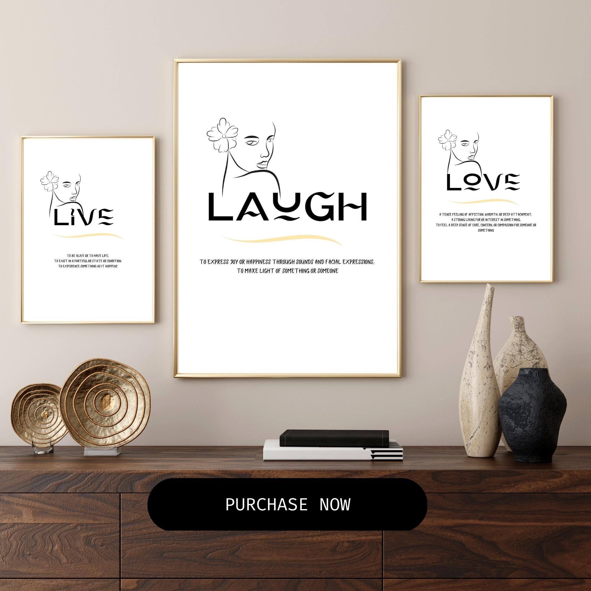 Grey Wood Effect Photo Frames  Live Laugh Love – LIVE LAUGH LOVE