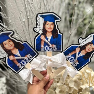 Custom Grad Fans, Graduation Fans, Class of 2025, Fans with handles Handheld fan .