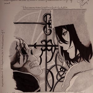 Pack of bungo stray dogs hand drawn prints