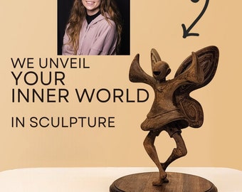 Self-Reflecting Personalized Sculpture: Mirror Your Essence, Inspiring Self-Growth and Self-Discovery Through Artistic Expression.