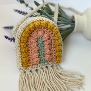 Gehäkelte Kleinkind Geldbörse, Bitty Boho Geldbörse, kleine Mädchen Zubehör, Boho Kleinkind Geldbörse, Fransen Umhängetasche
