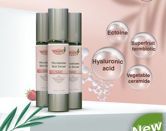 Microbiome Skin Serum Versterkend en hydraterend 50 ml. /1,7 fl. Oz. 5 stuks