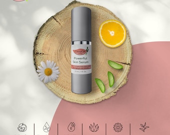 Sérum Poderoso para a Pele 20% Vitamina C Antienvelhecimento e Antirrugas 30 ml / 1 fl. Oz.