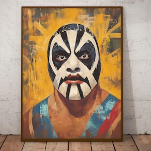 Luchador Prints,Luchador Wall Print,Luchador Mask Print,Luchador Painting,Chespirito Art,Lucha Art,Lucha Libre Wall Art