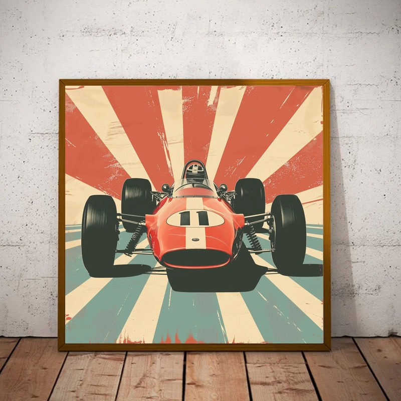 Vintage Formula One Posters Etsy