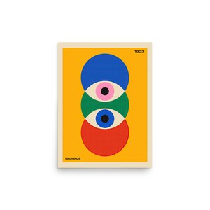 Bauhaus Poster, Bauhaus 1923 Exhibition Poster, Bauhaus Wall Decor, Retro Home Decor, Mid Century Modern Wall Art