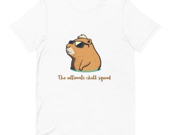 Funny capybara T-shirt, Chill Capybara, cute, capybara clothes.