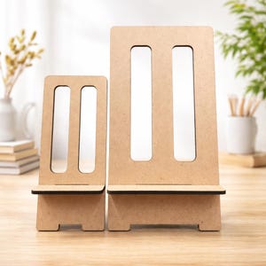 Supporto per cavalletto fotografico tagliato al laser SVG 5 misure per decorazioni per la casa