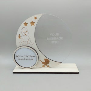 Laser Cut Baptism Gift: Godfather Proposal, Custom Wood Souvenir (SVG, PDF)