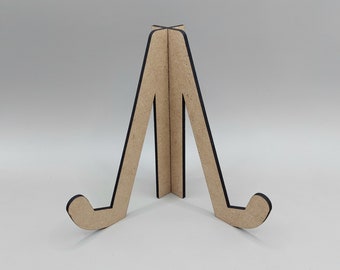 SVG lasergesneden Easel Display Stands, Set van 6, 7 diktes, Foto Easel Stands voor Desktop Display, Houten Easel Wedding