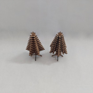 Laser Cut Christmas Tree SVG: Snowflake Star Ornament (Digital File)