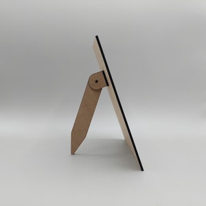 SVG laser cut Easels Stand Back Set for Photo Frames, Attachable Easels for Photo Frames, Table & Shelf Display DIY Woodcraft, 6 Sizes